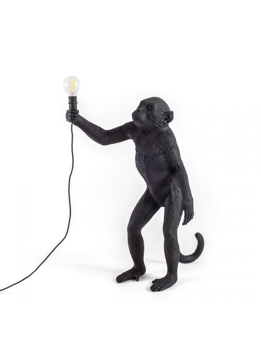 Seletti Lighting MonkeyLamps Black 14920 1