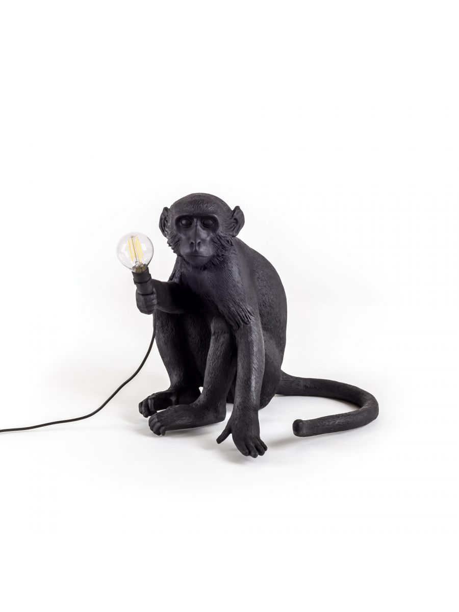 Seletti Lighting MonkeyLamps Black 14922 1